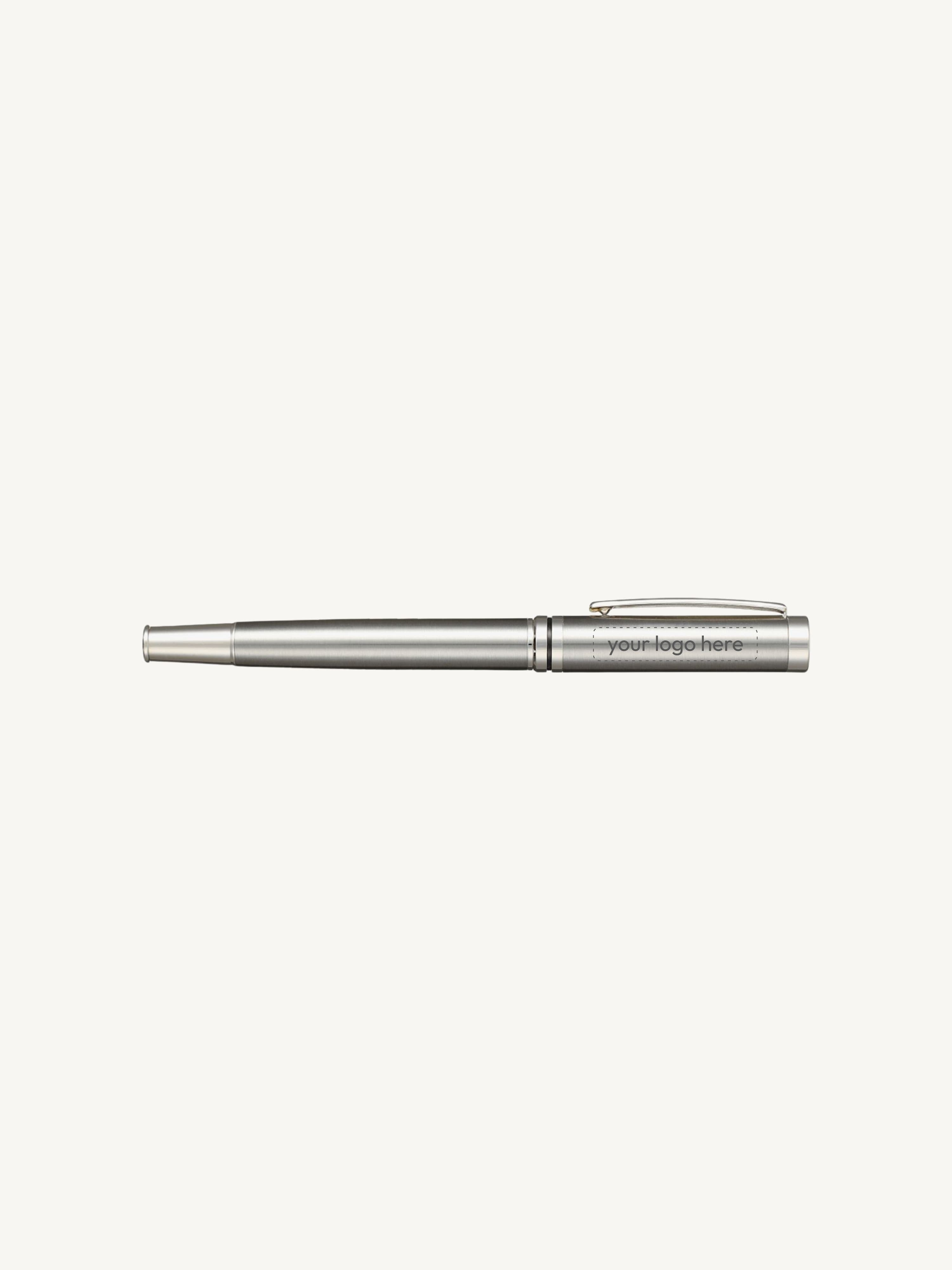 Recycled Stainless Steel Rollerball Pen