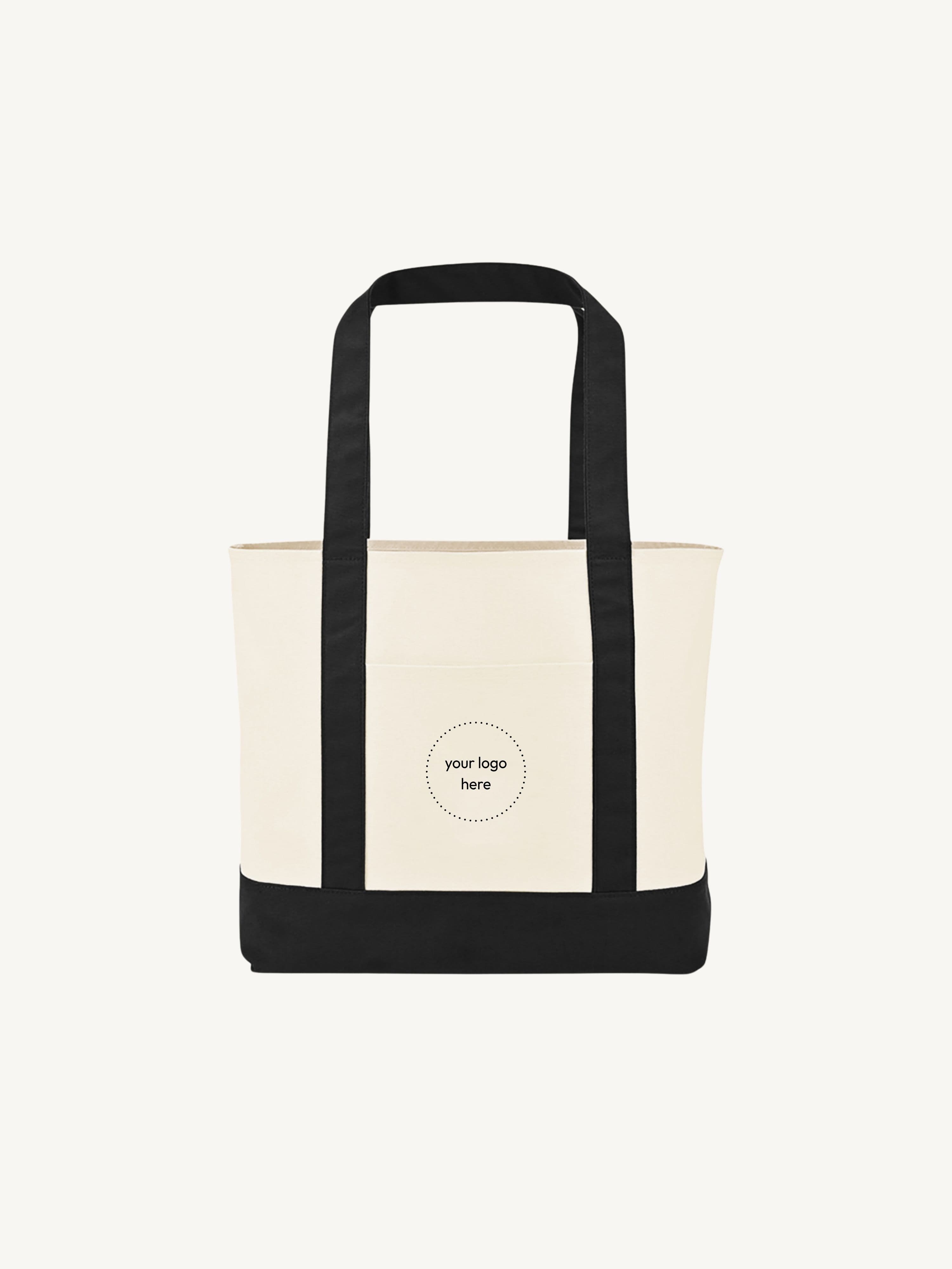 Large Two-Tone Tote
