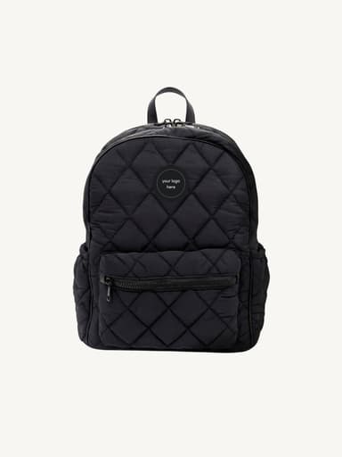 Quilted Laptop Backpack