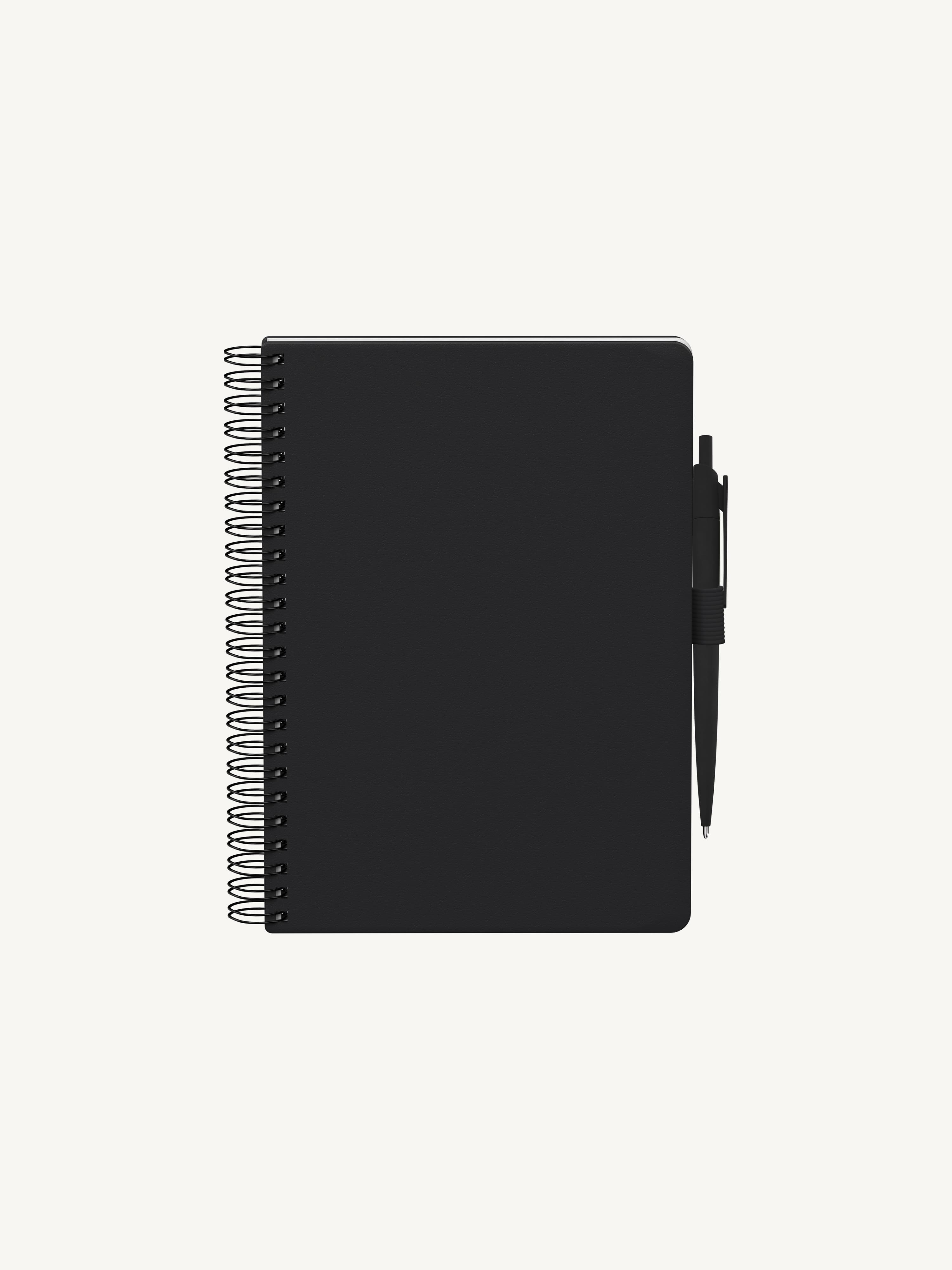 Hard Cover Spiral Notebook & Pen Set