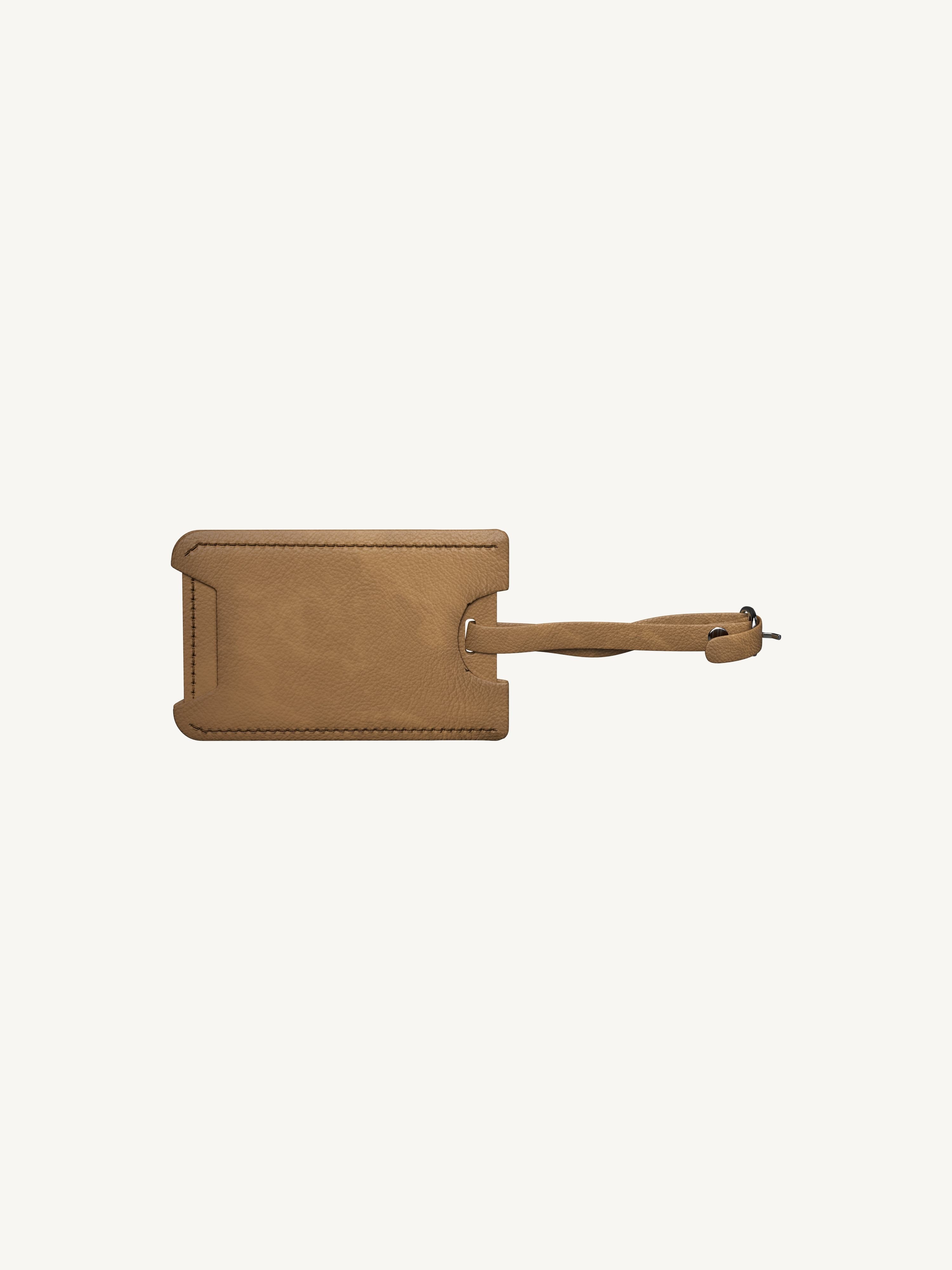 Vegan Leather Luggage Tag