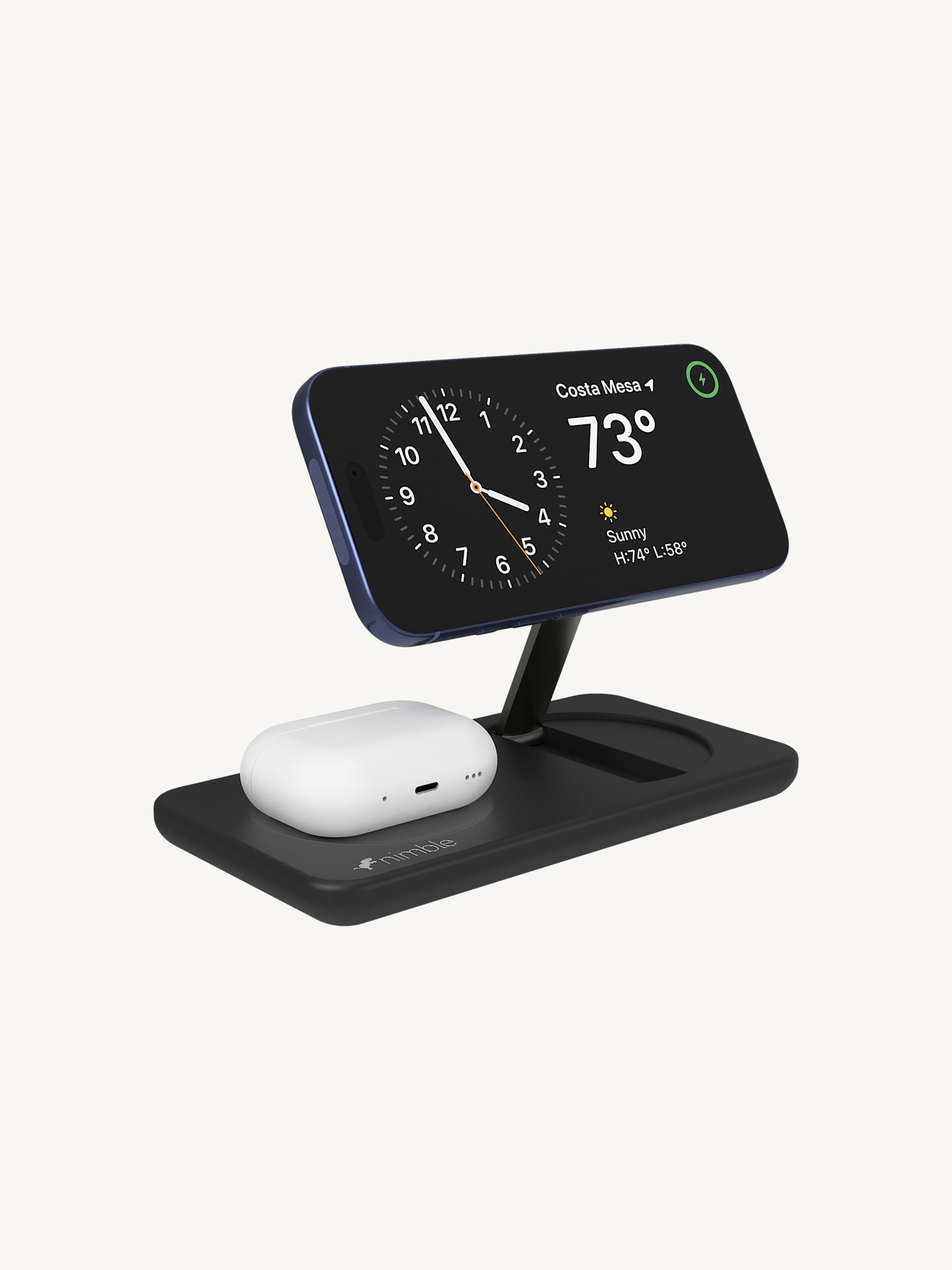 Nimble Podium 2-in-1 Wireless Charging Stand view 3