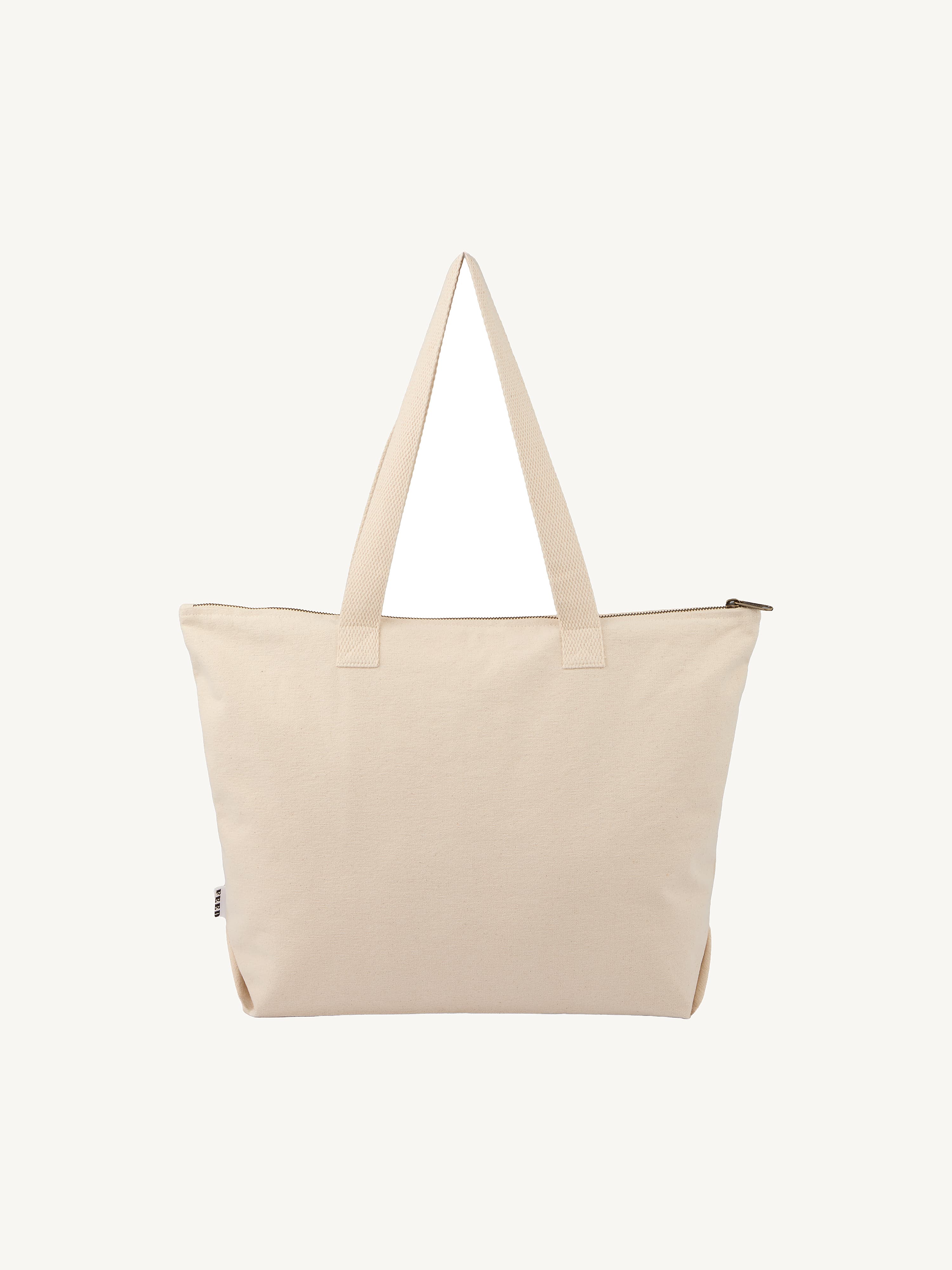 FEED Organic Cotton Zippered Tote view 2