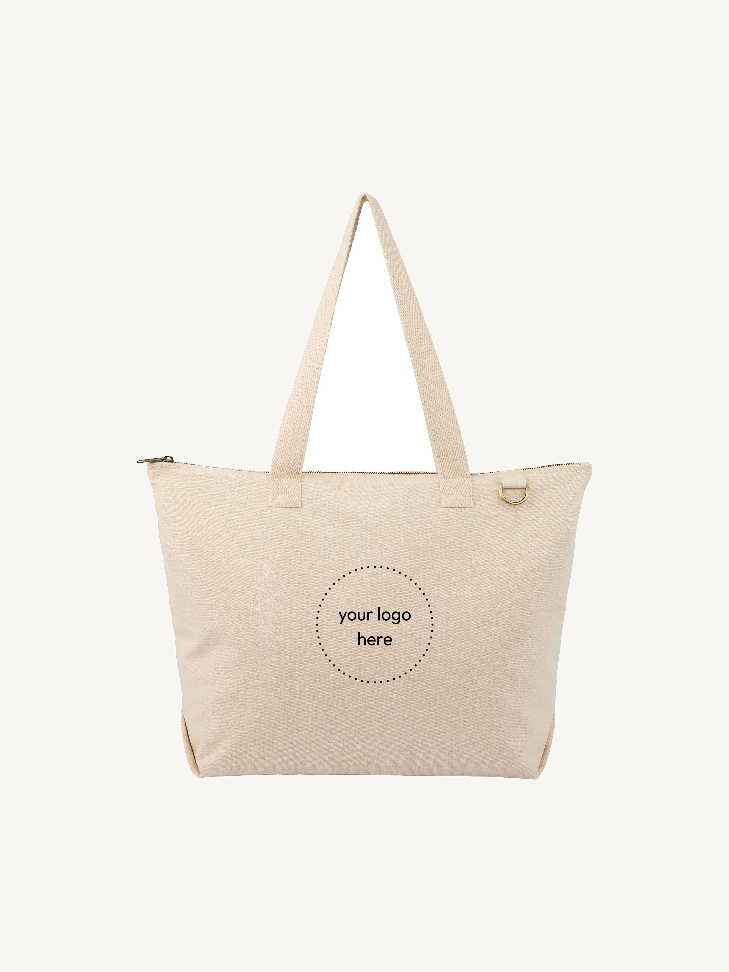 FEED Organic Cotton Zippered Tote