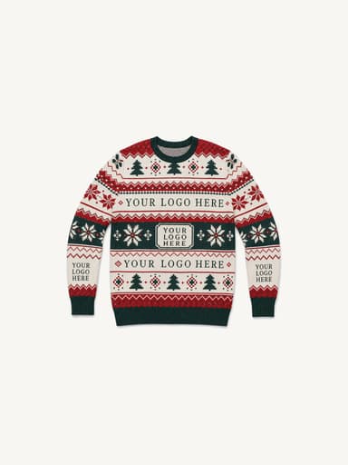 Custom Knit Holiday Sweater