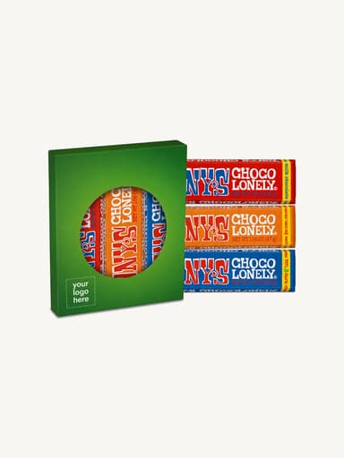 Tony's Chocolonely Window Box Trio