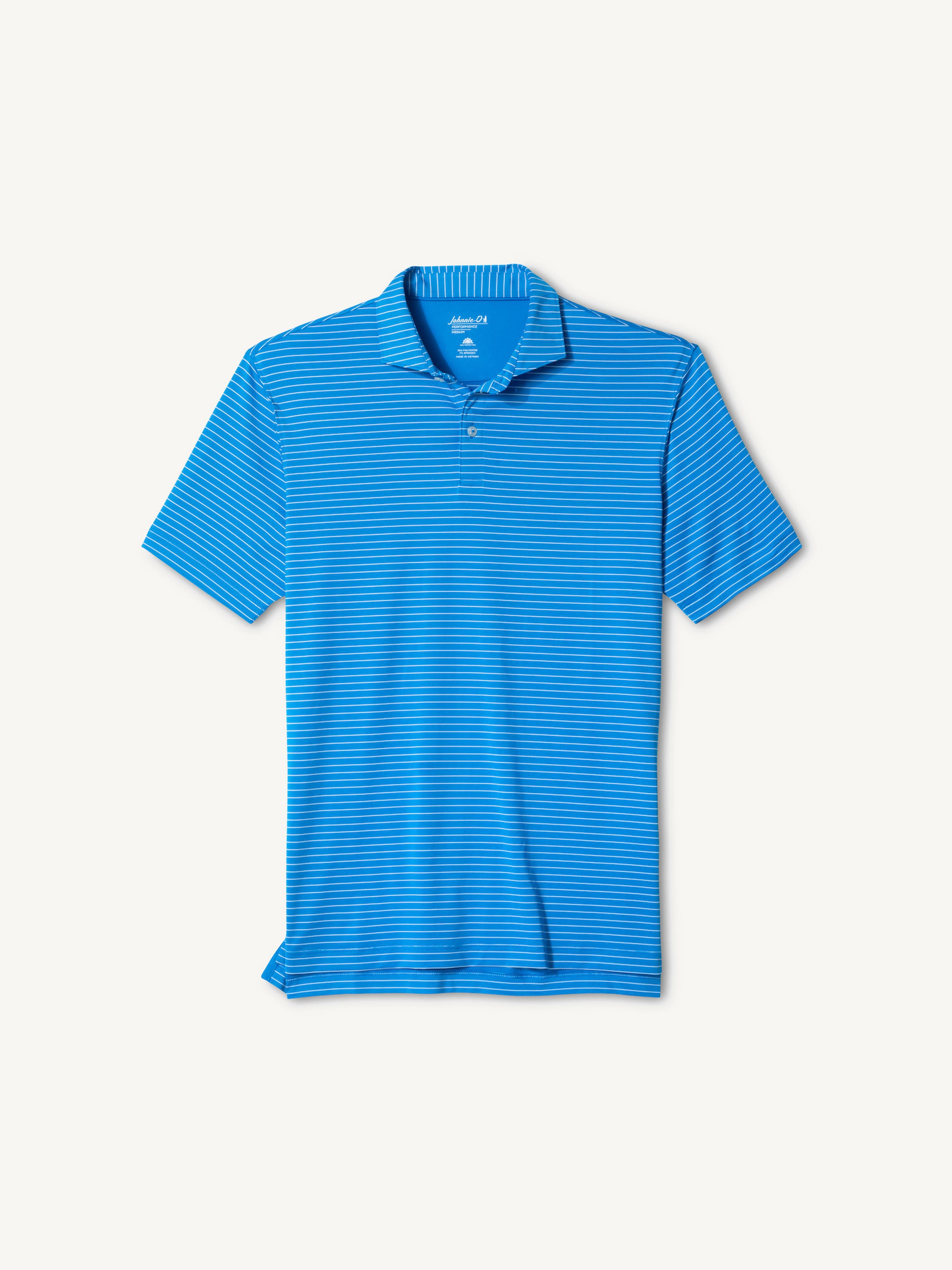 Johnnie-O Men's Beau Striped Polo view 1