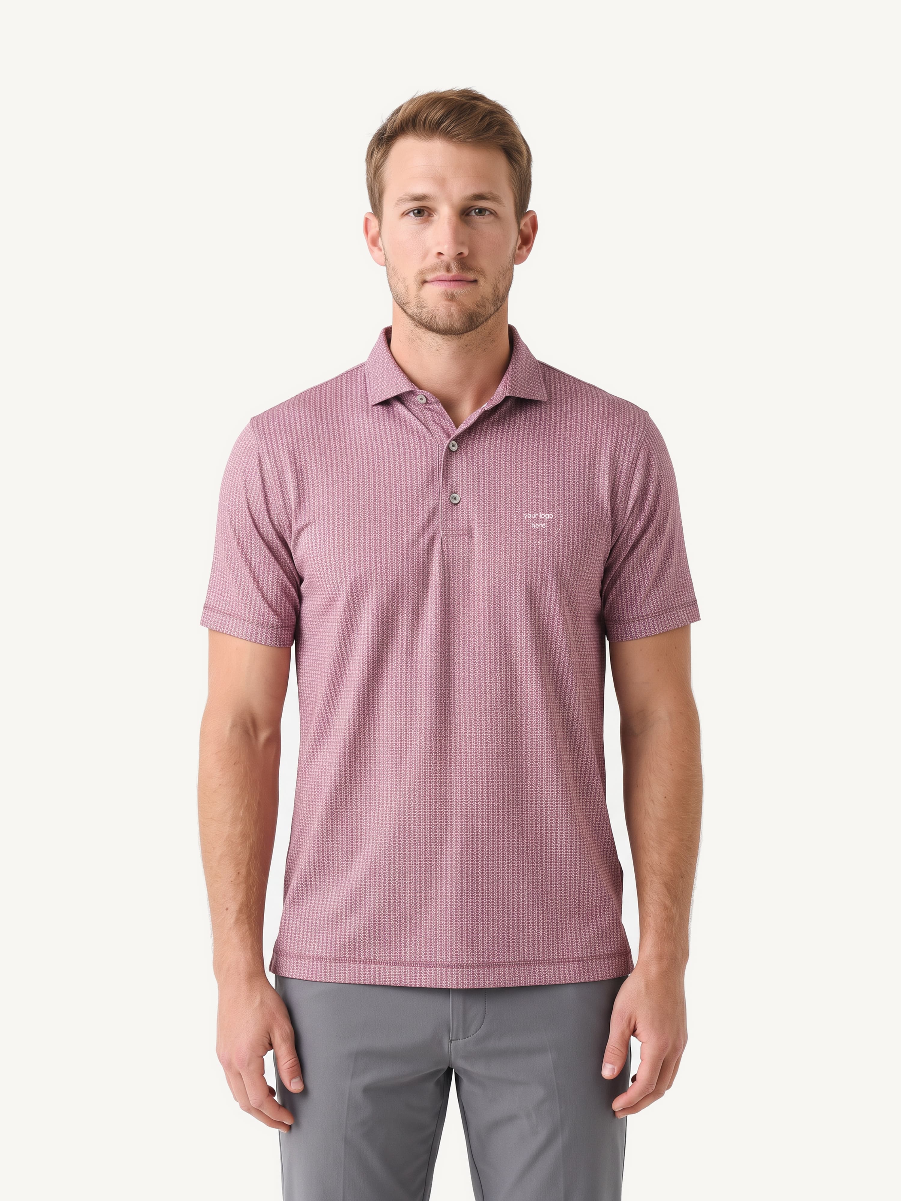 Johnnie-O Men's Crosslink Printed Polo