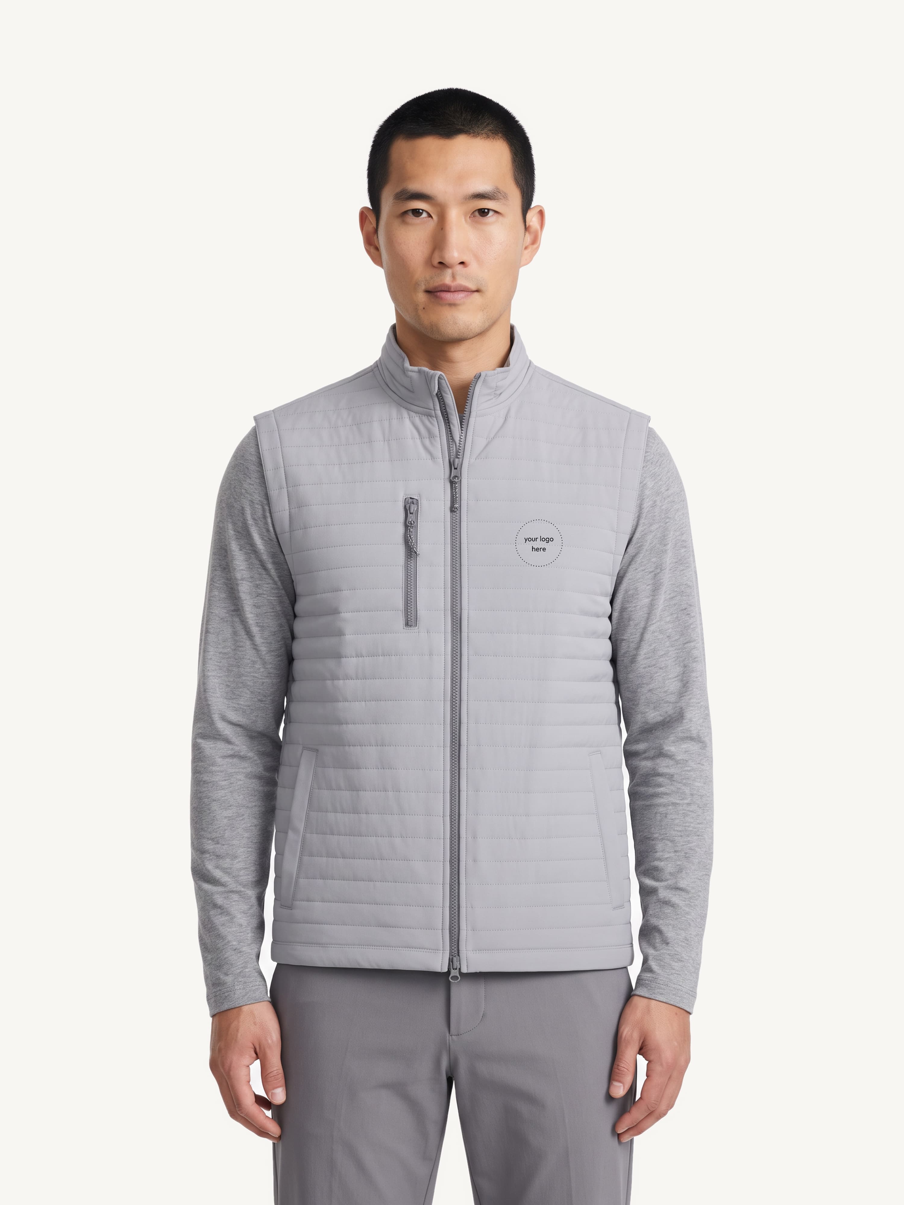 Johnnie-O Men's Crosswind Hooded Vest