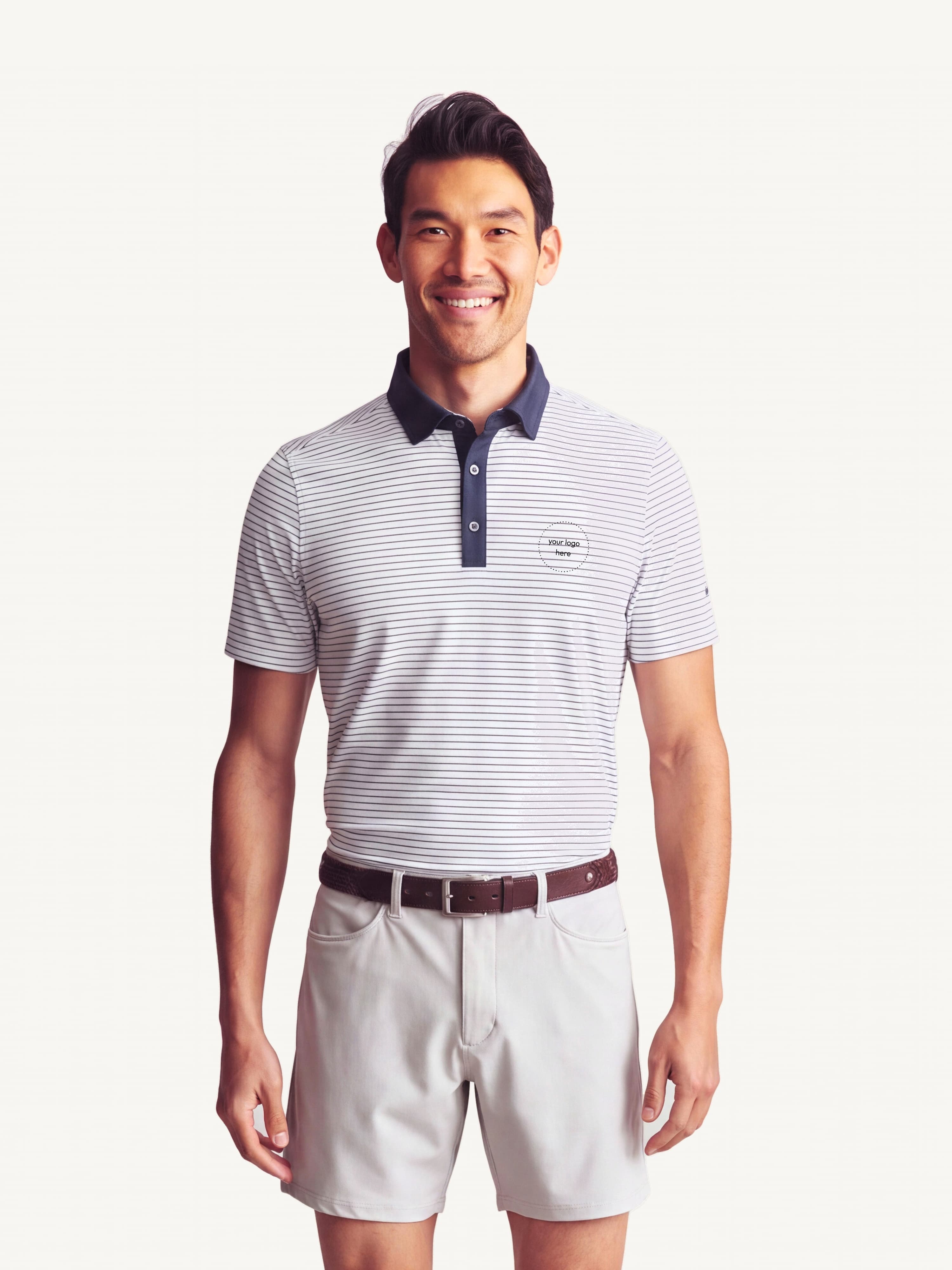 Rhone Men's Golf Sport Stripe Polo
