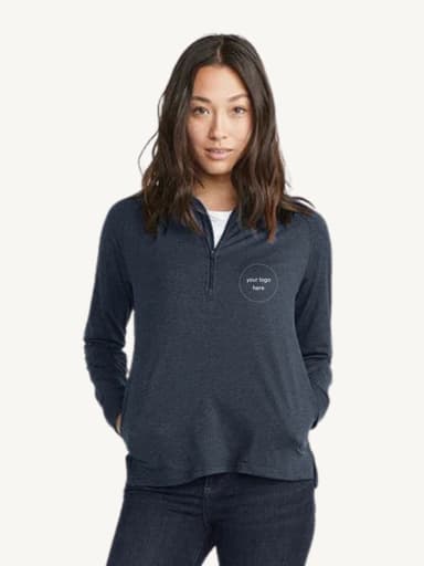 Marine Layer Women's Re-Spun Sport Quarter Zip
