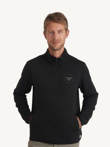 Marine Layer Men's Corbet Quilted 1/4 Zip Pullover