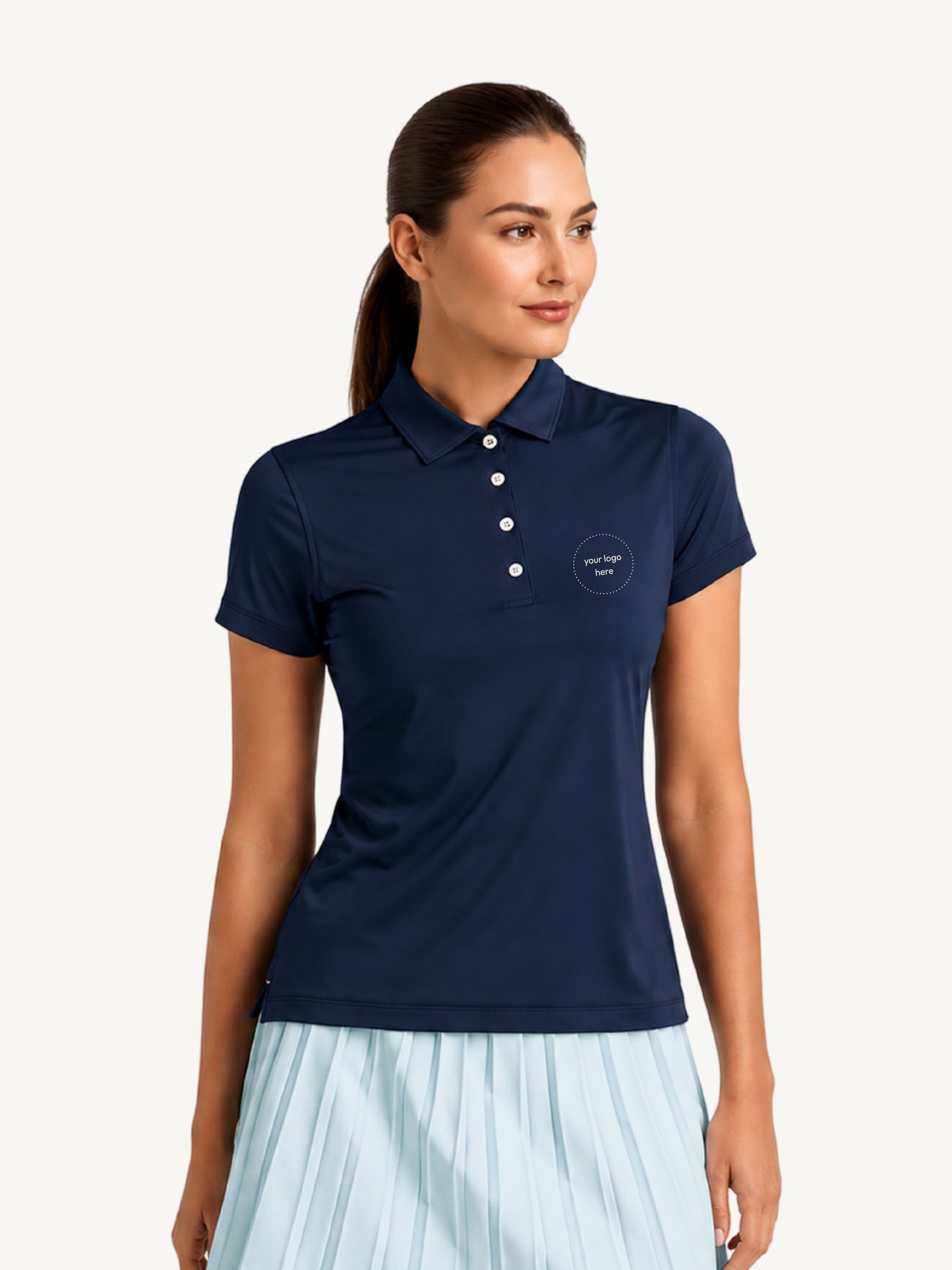 Peter Millar Women's Short-Sleeve Button Polo