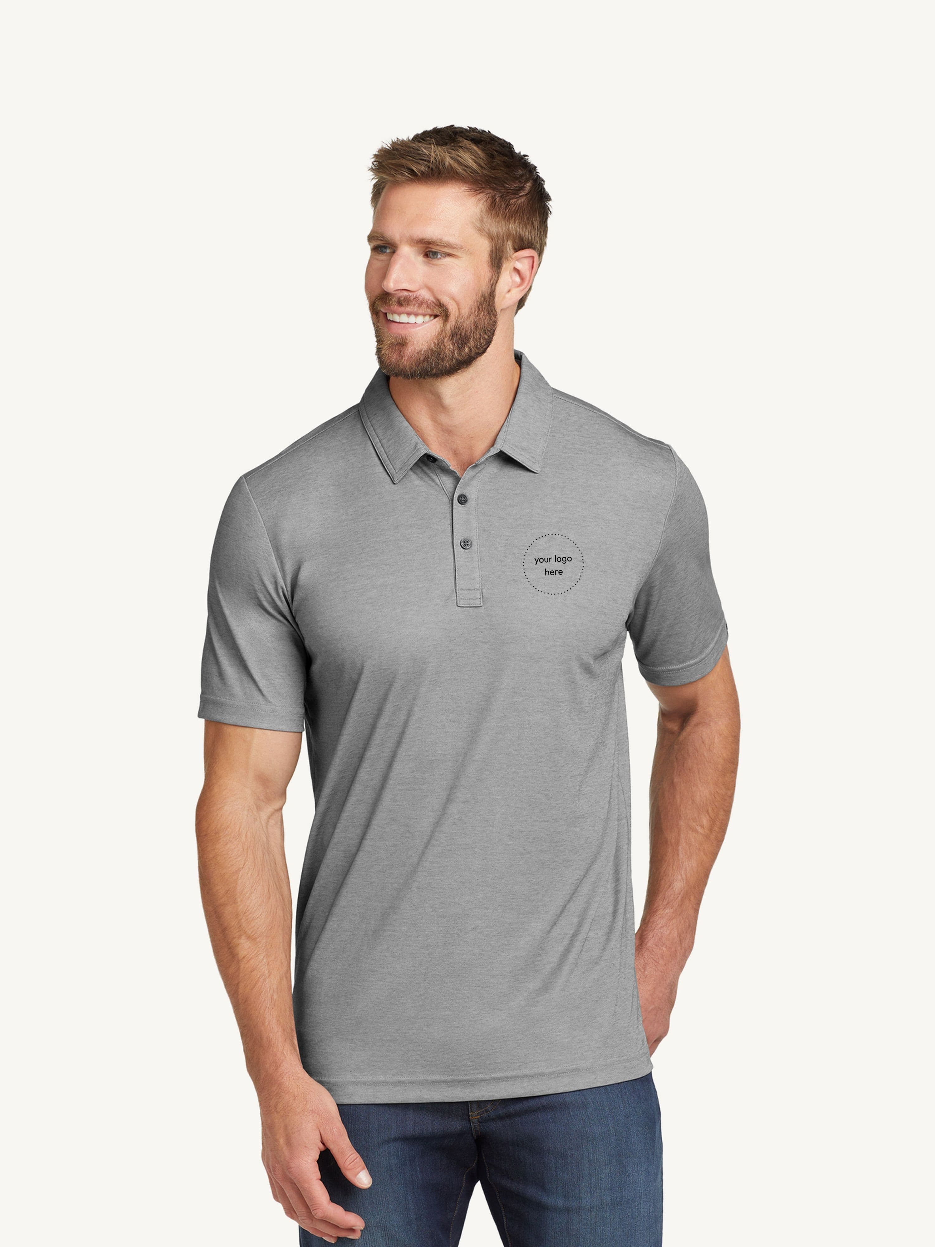 TravisMathew Oceanside Heather Polo