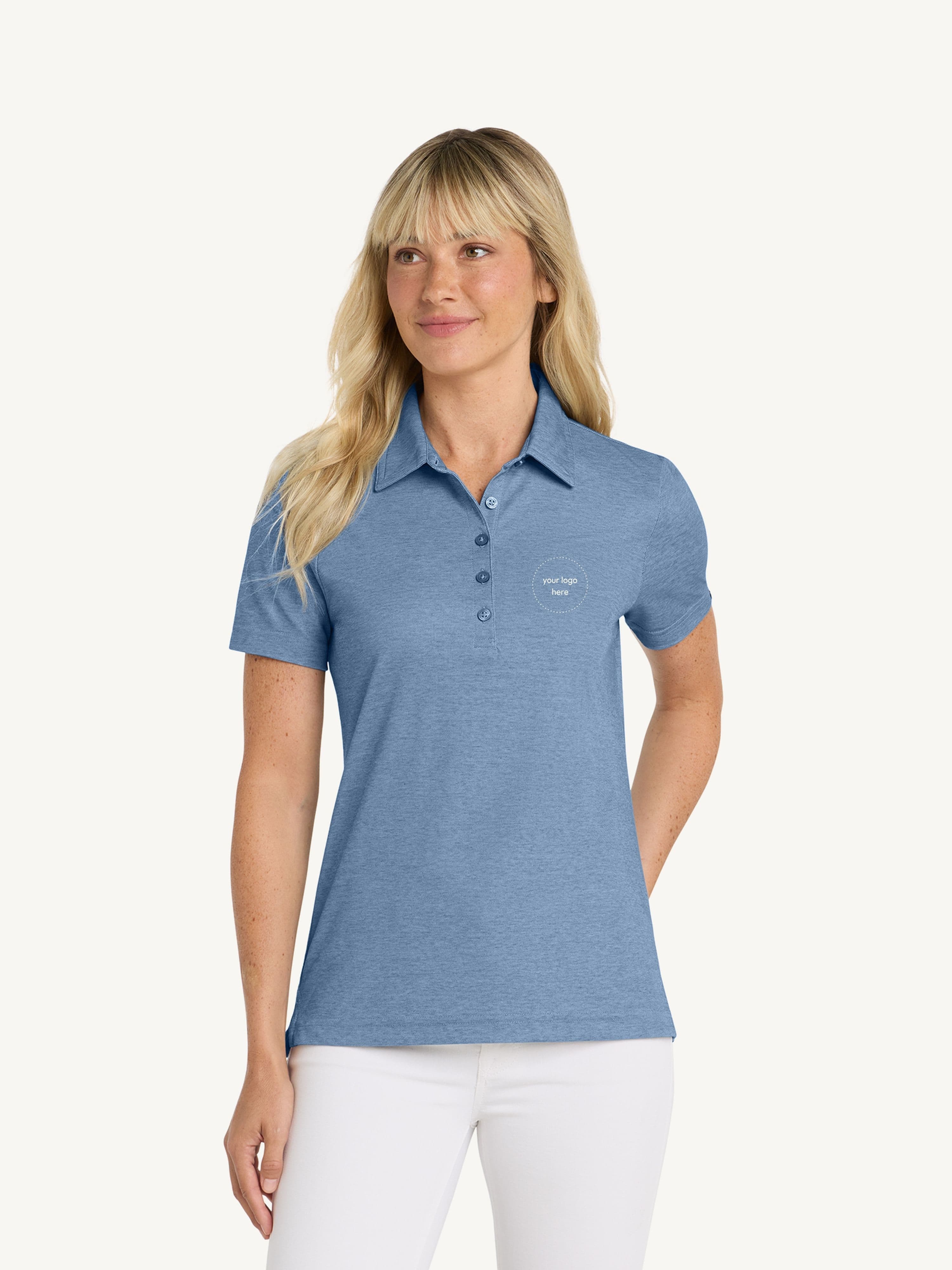 TravisMathew Women's Oceanside Heather Polo
