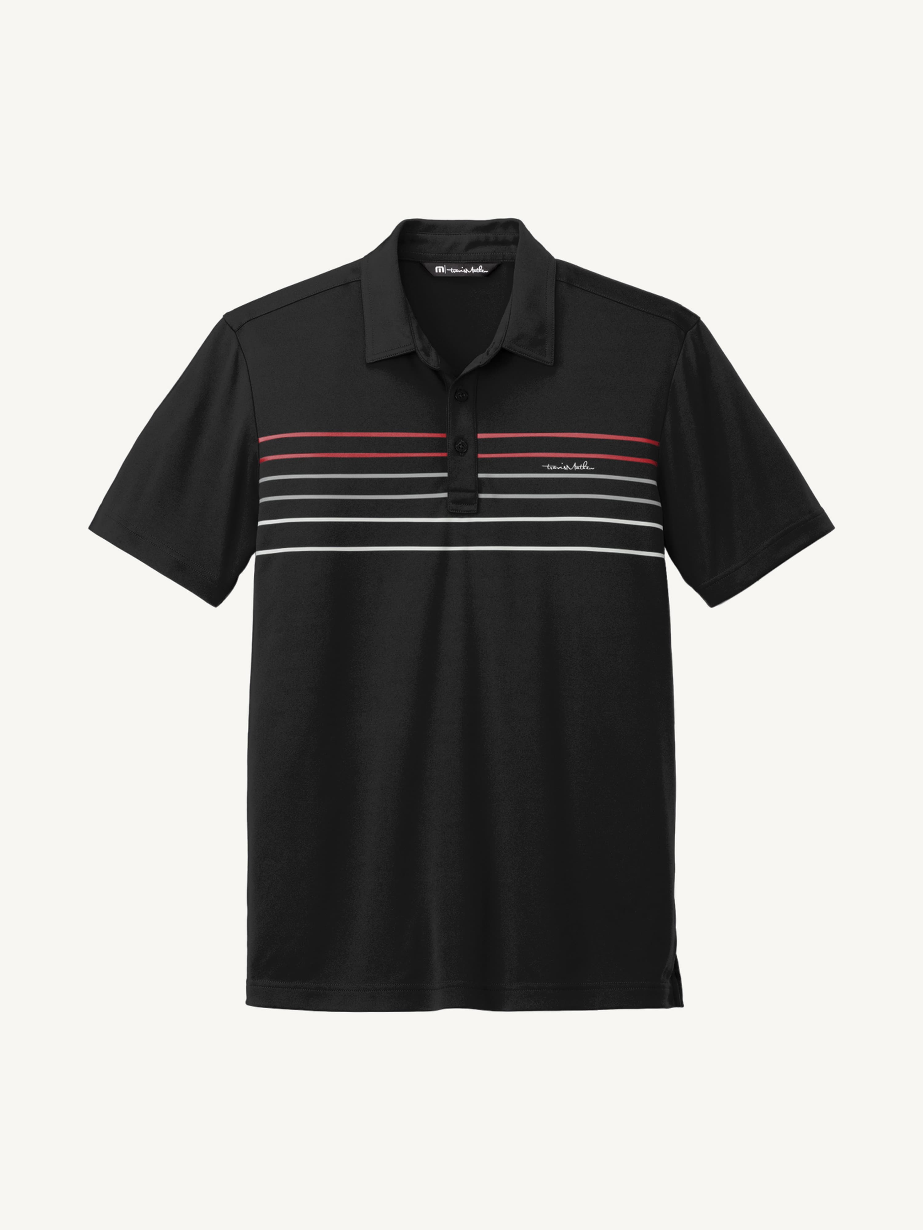 TravisMathew Coto Performance Chest Stripe Polo
