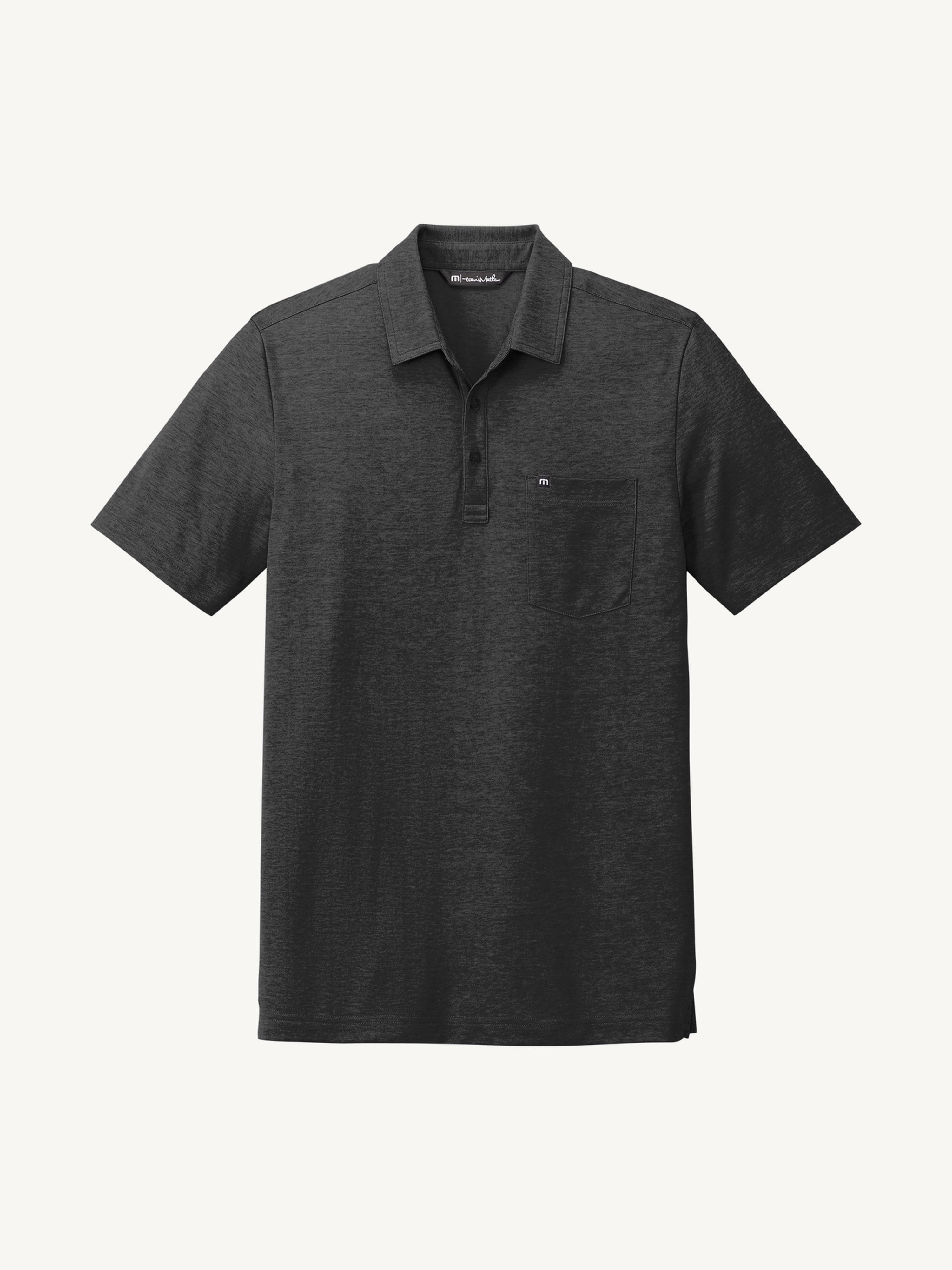 TravisMathew Oceanside Heather Pocket Polo