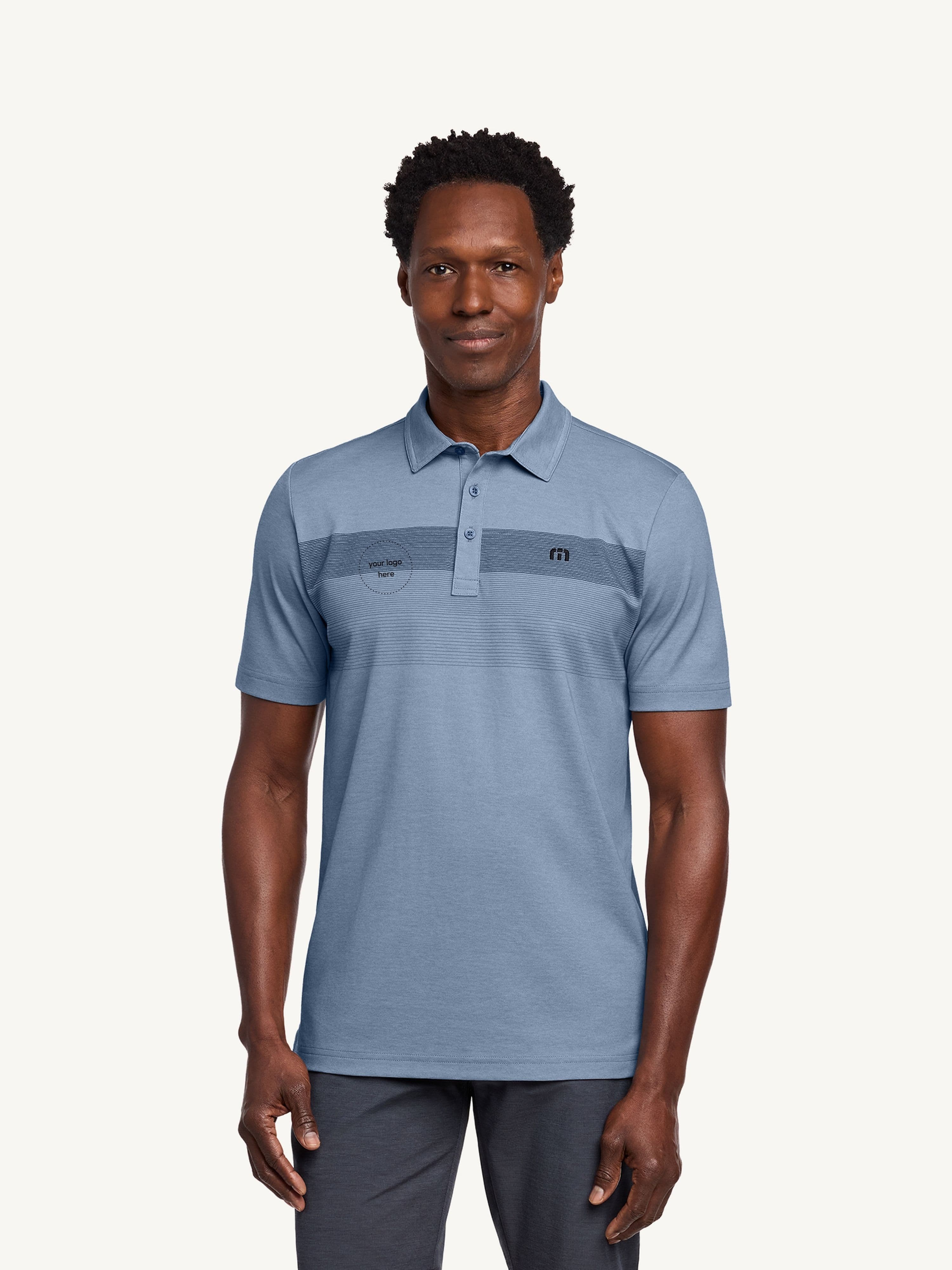 TravisMathew Coastal Chest Stripe Polo