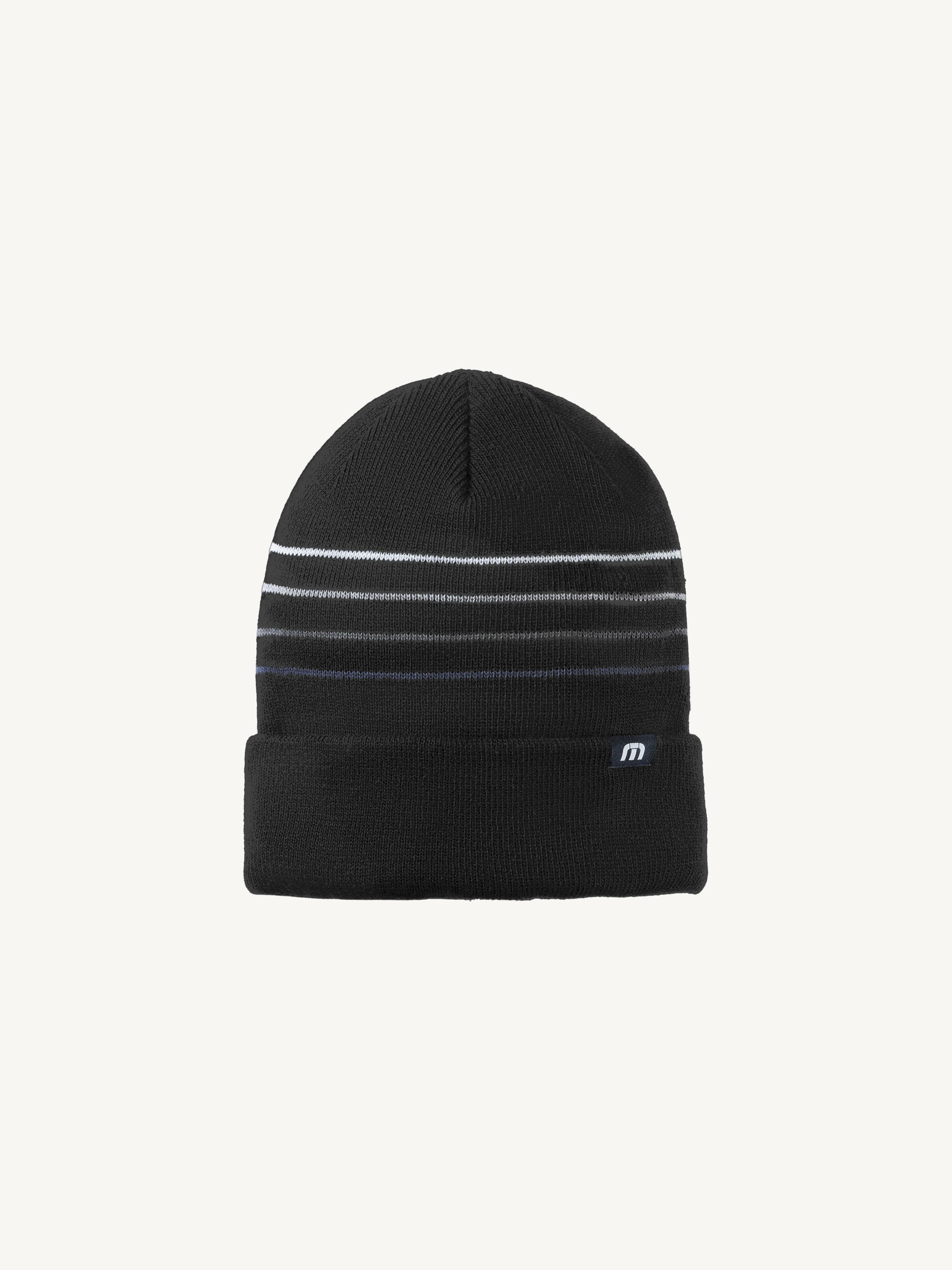 TravisMathew Striped Cuffed Beanie