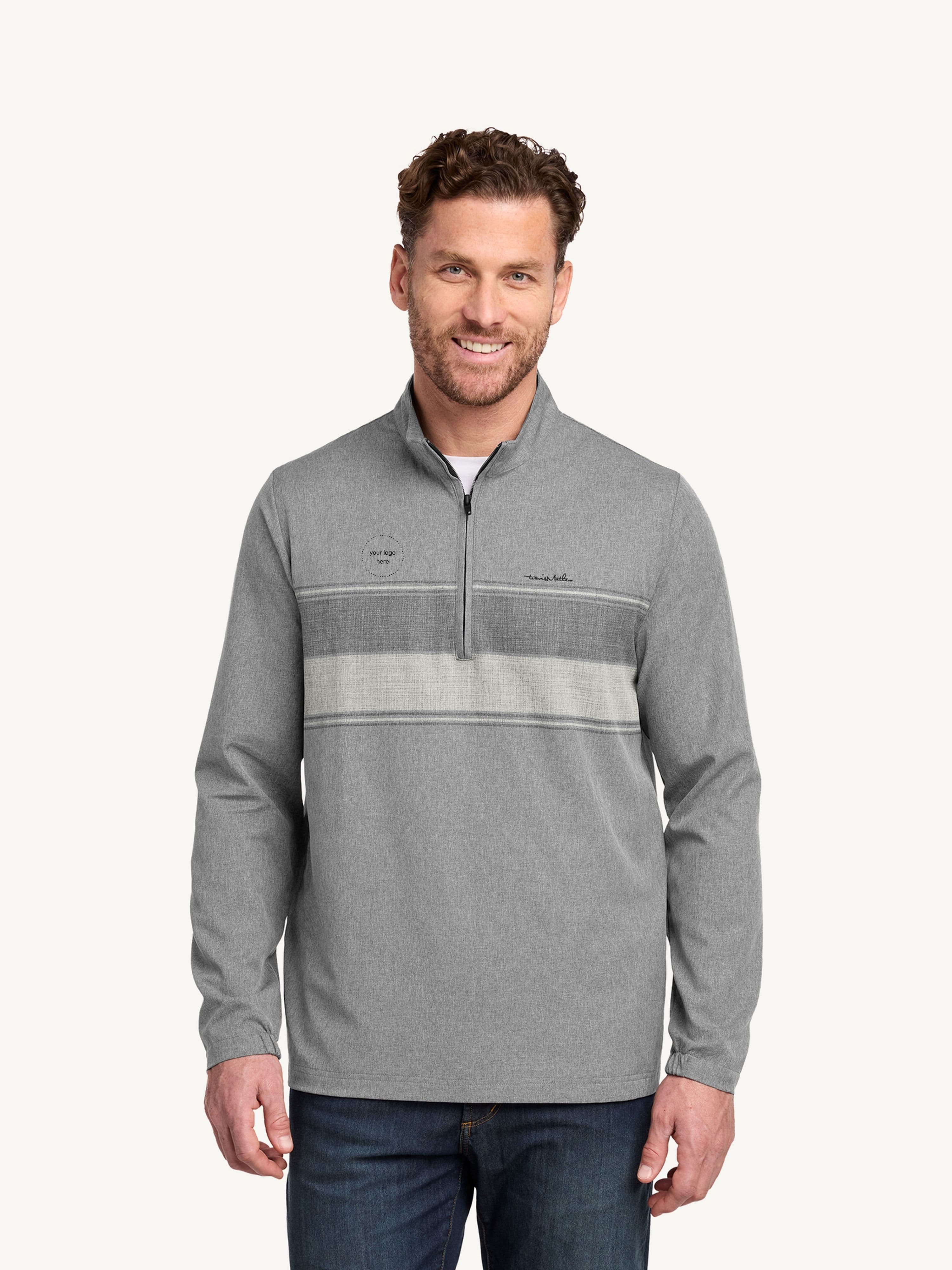 TravisMathew Balboa Chest Stripe 1/4-Zip