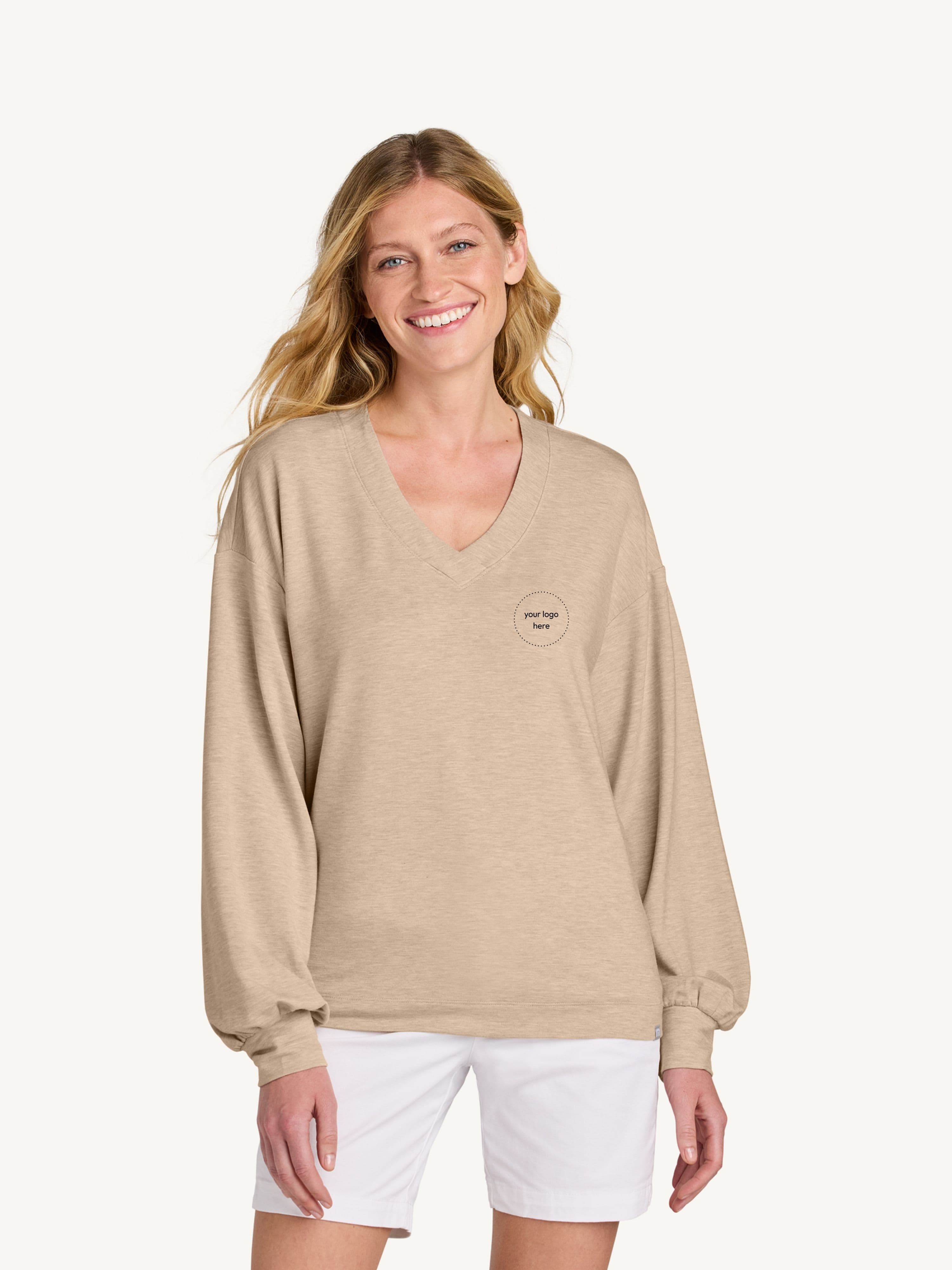 TravisMathew Women’s Long Weekend V-Neck