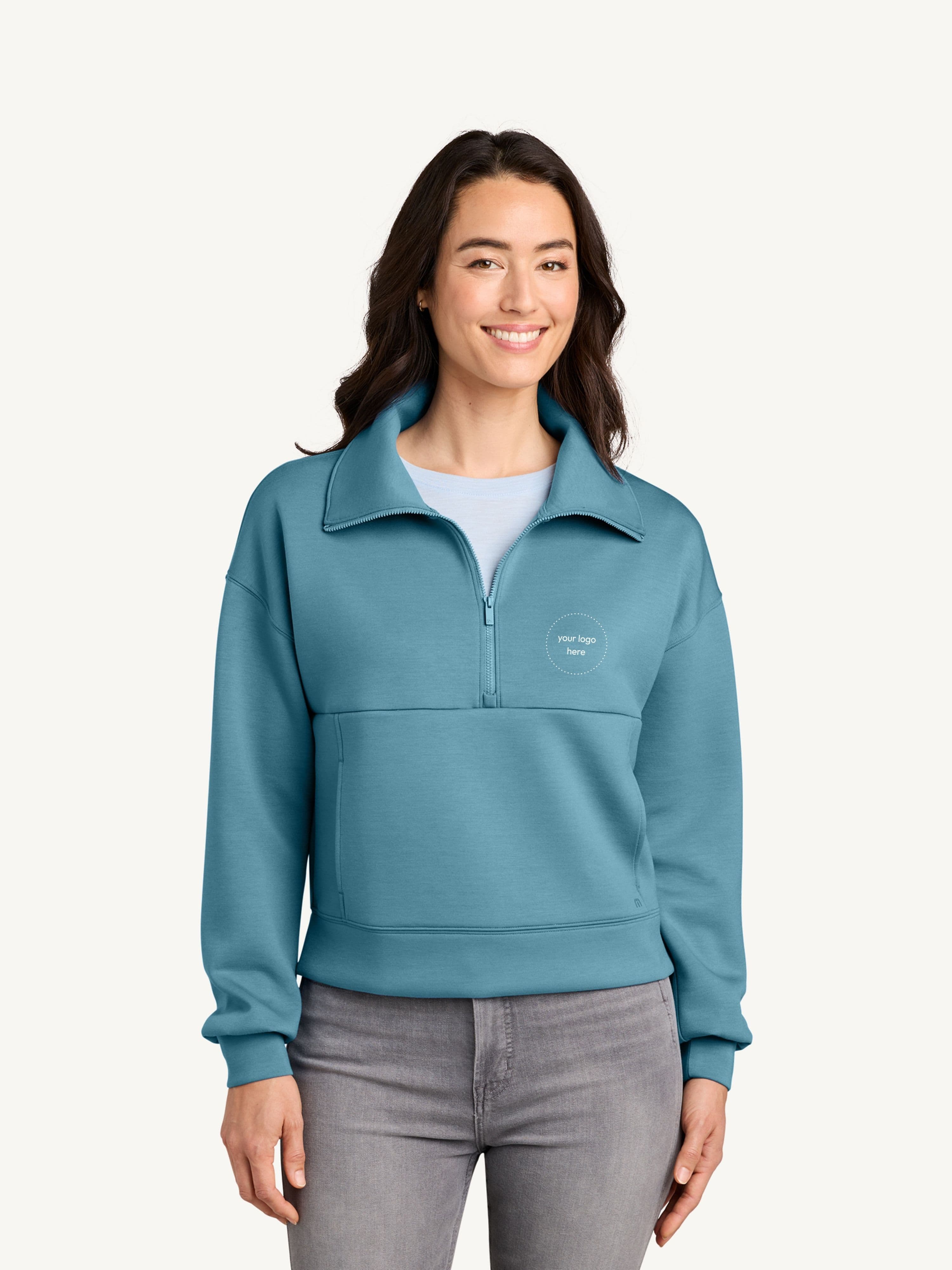TravisMathew Women’s Momentum Shift 1/2-Zip