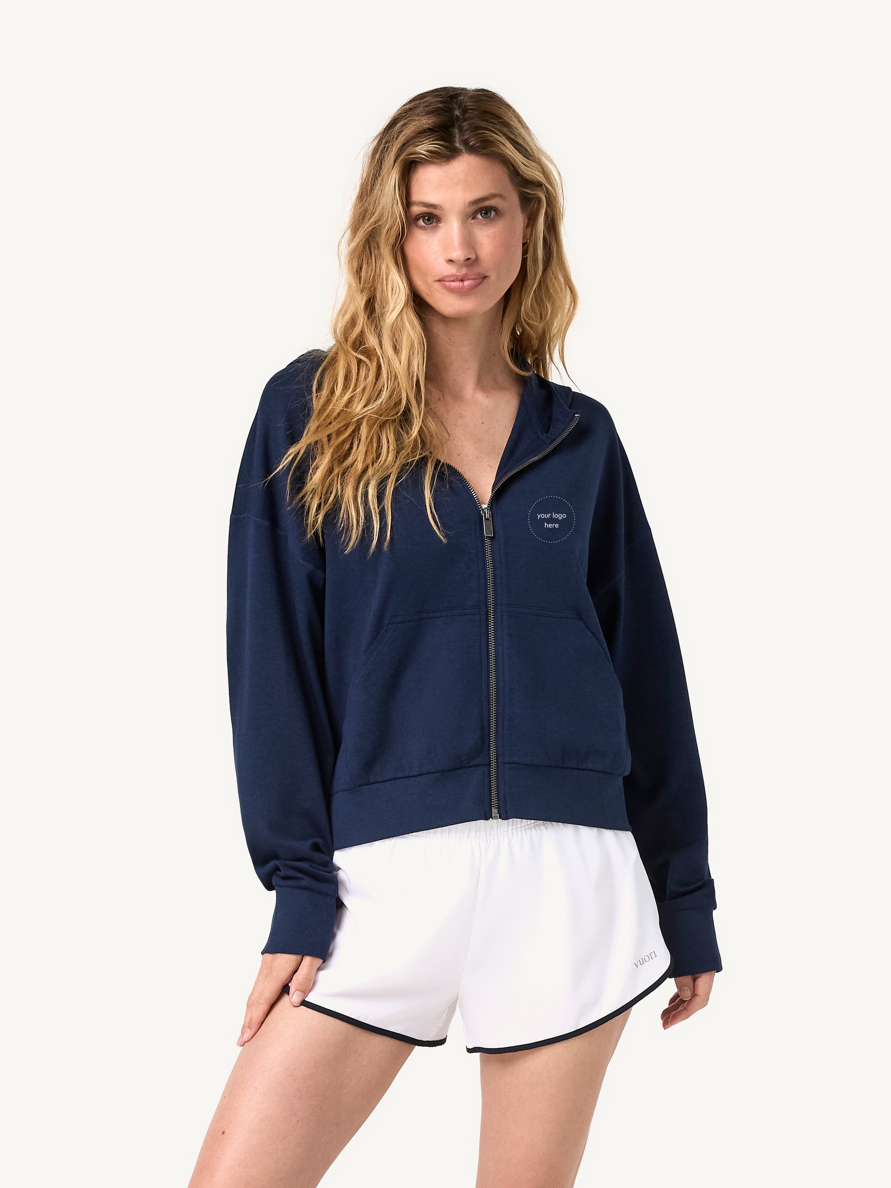 Vuori Women's Halo Modern Full-Zip Hoodie