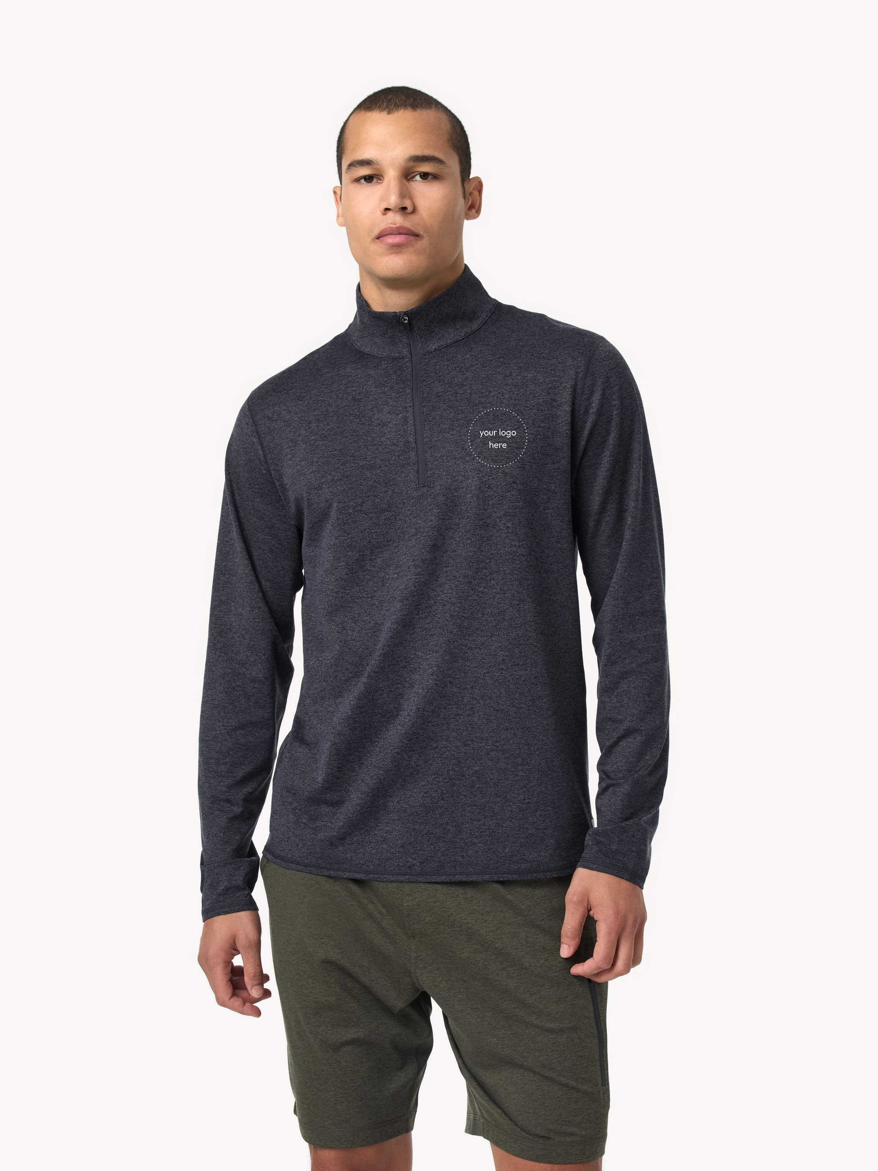 Vuori Men's Ponto Half-Zip Mock Neck