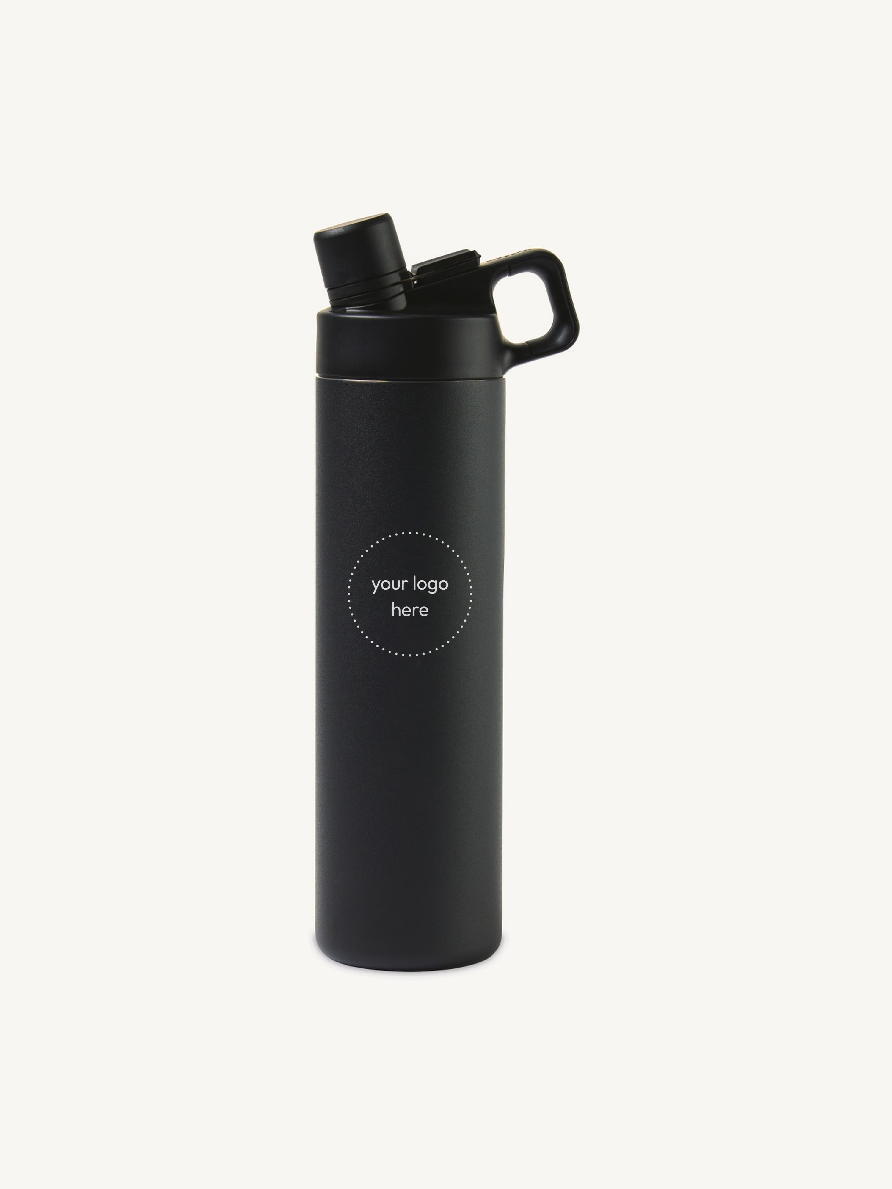MiiR Wide Mouth Chug Lid Bottle 20 oz with a custom logo