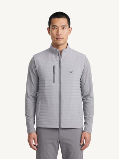 Johnnie-O Men's Crosswind Hooded Vest